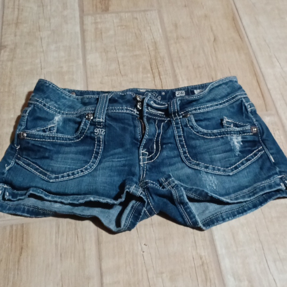 Distressed Miss Me shorts